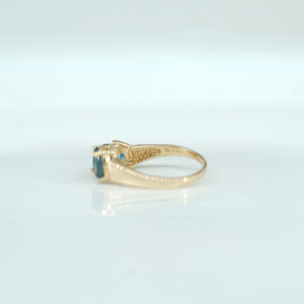 The Second Glance Topaz Wave Ring