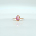 All Eyes Pink Sapphire Ring