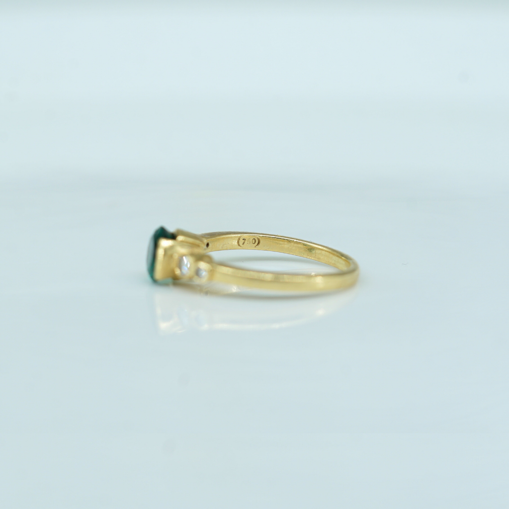Main Character Emerald & Diamond Ring